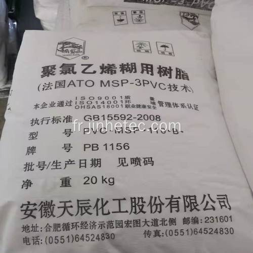 PVC Resin Paste PB1702 PB1302 PB1156 Tianchen Marque